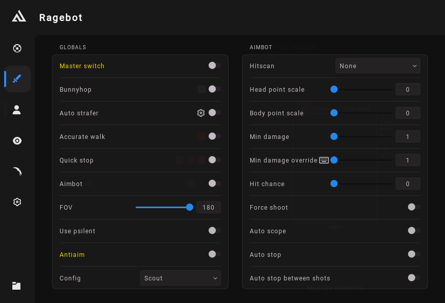 aimbot menu
