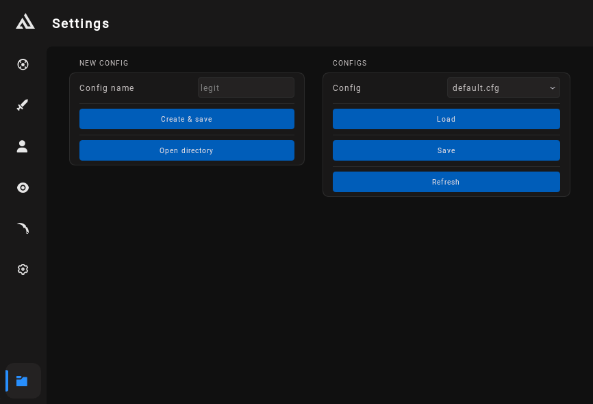 aimbot menu
